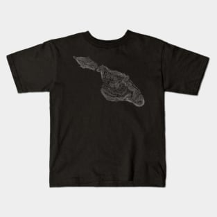 Santa Catalina Island (BW) Kids T-Shirt